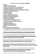 Luyện thi IELTS - Vocabulary set 4 Relocating businesses